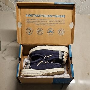 Hey Dude toddler's Shoes - Navy k6